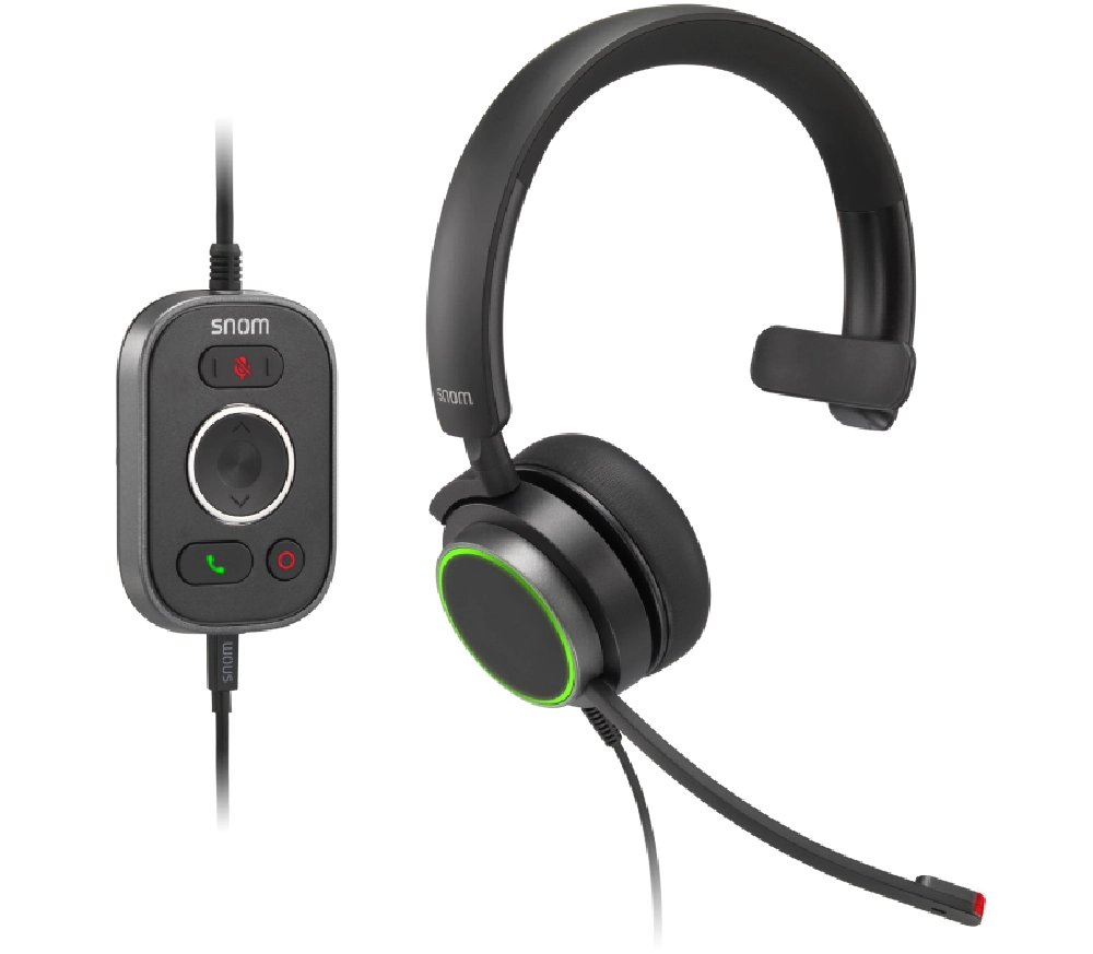 SNOM Snom A330D Binaural USB Headset met Noise-Cancelling