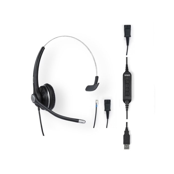 SNOM Snom A330M Mono USB Headset - Professionele Kantoorheadset