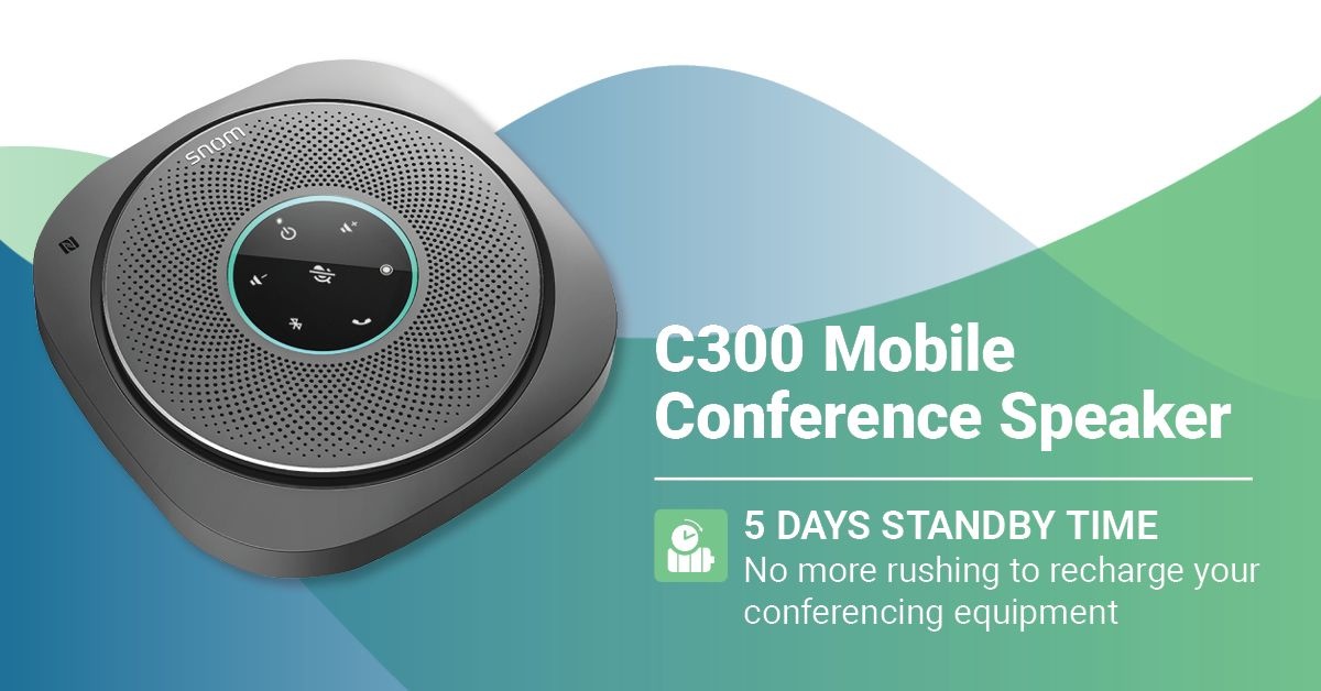 SNOM Snom C300 Bluetooth & USB Conference Speaker (4584)