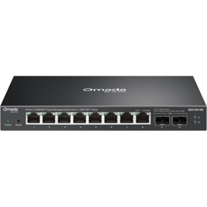 TP-Link TP-Link Omada ES210X-M2 L2+ Managed Switch met 8x 2.5G RJ45-poorten en 2x 10G SFP+