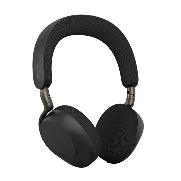 Jabra Jabra Evolve3 75 UC Draadloze Headset Zwart - Incl. Link390a Adapter & Oplaadpad