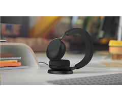 Jabra Jabra Evolve3 75 UC Draadloze Headset + Oplaadpad Zwart