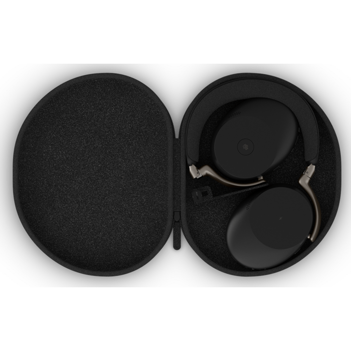 Jabra Jabra Evolve3 85 MS Draadloze Headset Zwart incl. Oplaadpad (USB-A)