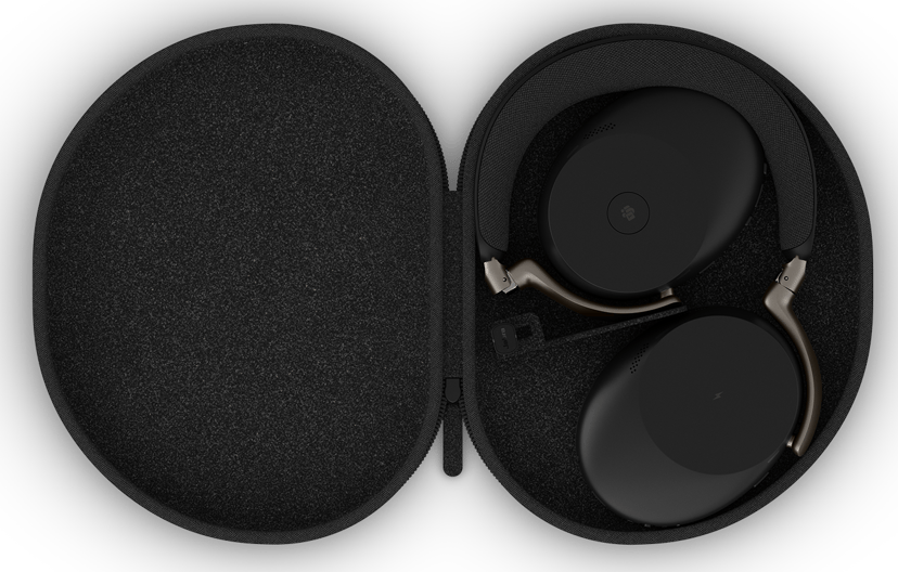 Jabra Jabra Evolve3 85 MS Draadloze Headset Zwart incl. Oplaadpad (USB-A)