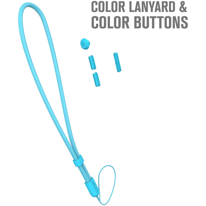 Catalyst Catalyst Wrist Lanyard and Buttons Bondi Blue