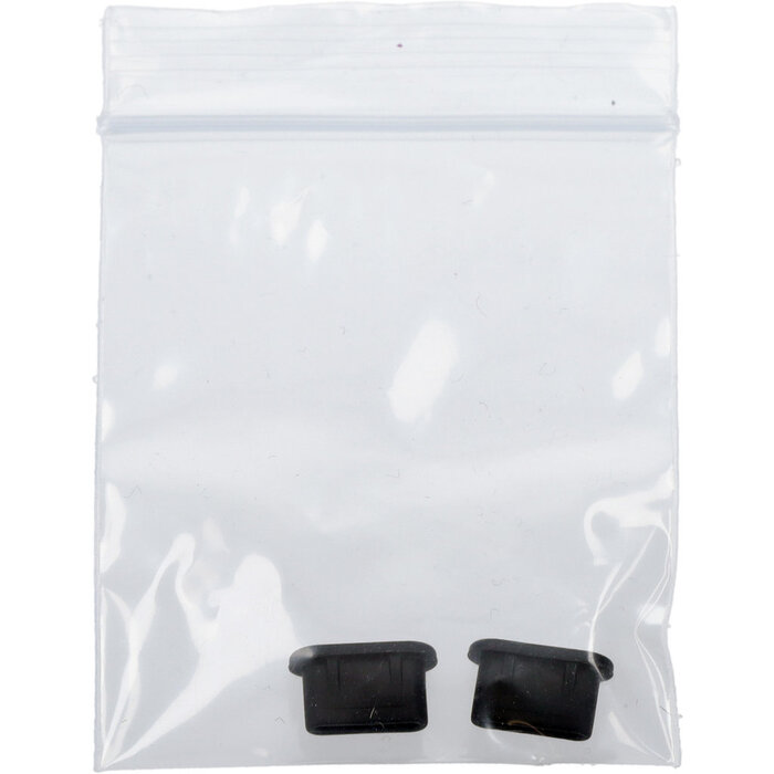 Mobiparts Mobiparts USB-C Dust Plug - Stofkapje voor USB-C Poort (2-pack)