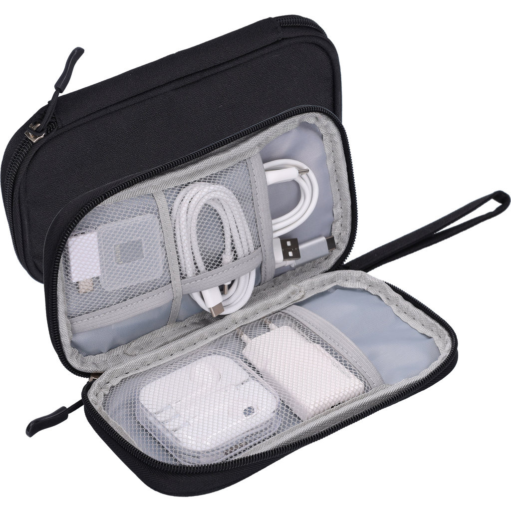 Mobiparts Mobiparts Accessory Organiser - Kabeltasje en Accessoiretas - Zwart
