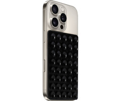 Mobiparts Mobiparts Siliconen Sticky Pad - Antislip Mat voor Smartphone - Zwart