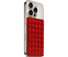 Mobiparts Mobiparts Silicone Sticky Pad - Antislipmat voor Smartphone - Rood