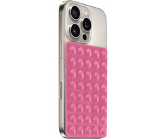 Mobiparts Mobiparts Silicone Sticky Pad - Antislip Zuignapmat voor Smartphone - Roze