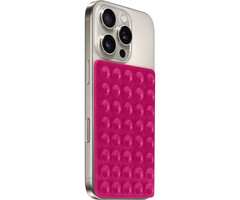 Mobiparts Mobiparts Silicone Sticky Pad - Antislip Mat voor Smartphone - Magenta
