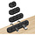 Mobiparts Zelfklevende Kabelhouders - 10-Pack Siliconen Kabelmanagement
