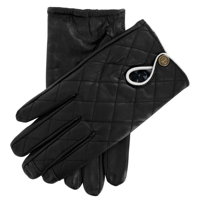Uunique Uunique Leren Touchscreen Handschoenen Dames - Zwart - Maat S/M