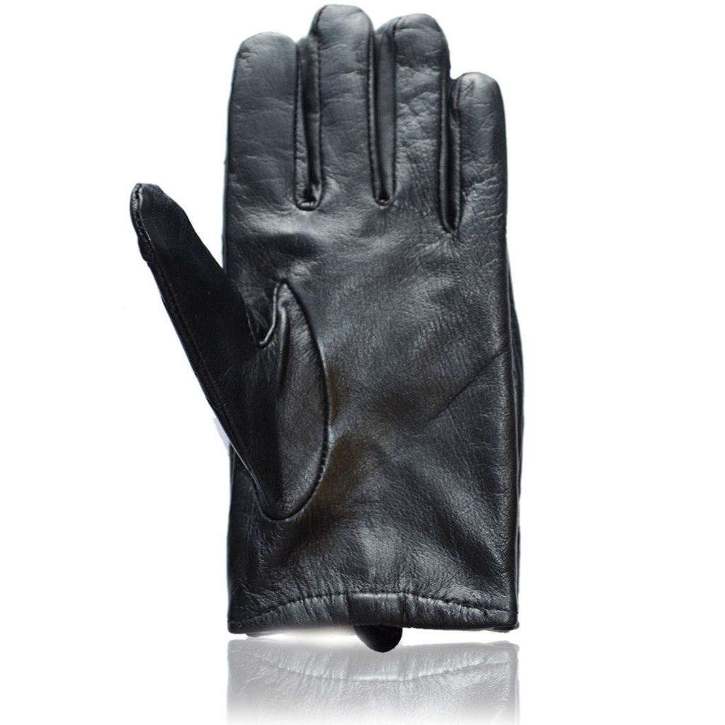 Uunique Uunique Leren Touchscreen Handschoenen Dames - Zwart - Maat S/M
