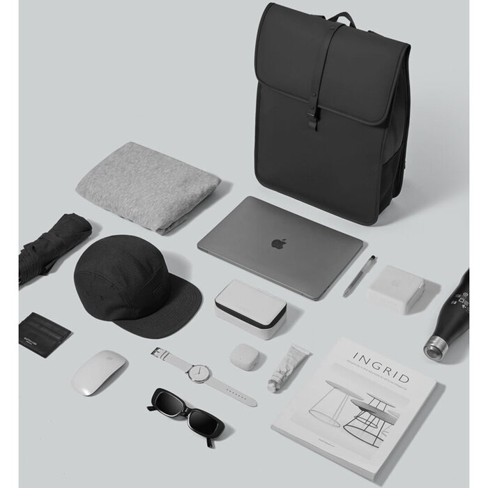Gaston Luga Gaston Luga Däsh Backpack 16" - Waterdichte Laptop Rugzak 18L - Zwart