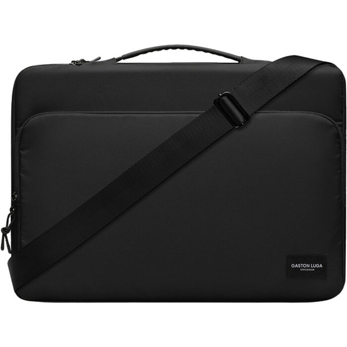 Gaston Luga Gaston Luga Dash Cushioned Briefcase 16" - Black