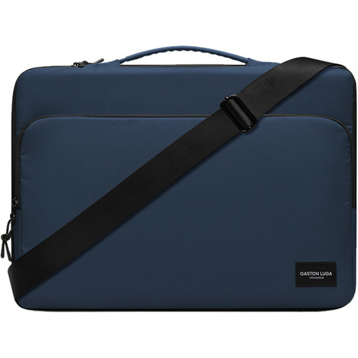 Gaston Luga Gaston Luga Dash Cushioned Briefcase 16" - Dark Blue
