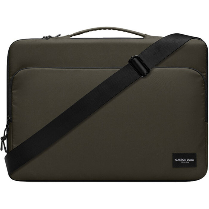 Gaston Luga Gaston Luga Dash Cushioned Briefcase 16" - Olive