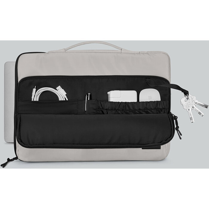 Gaston Luga Gaston Luga Dash Cushioned Briefcase 16" - Taupe