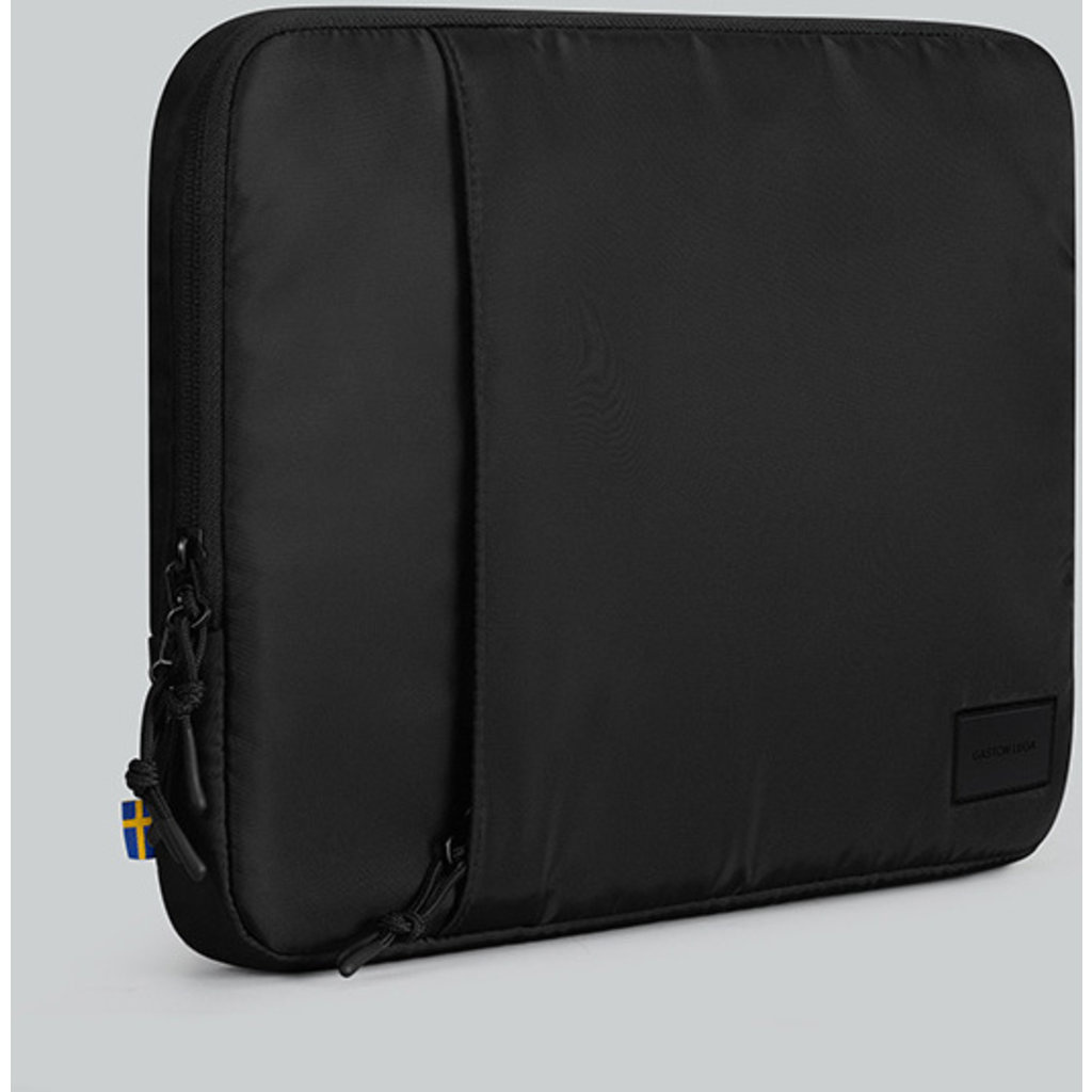 Gaston Luga Gaston Luga Dash Laptop Sleeve 13/14 inch - Zwart, foto 2 van 4