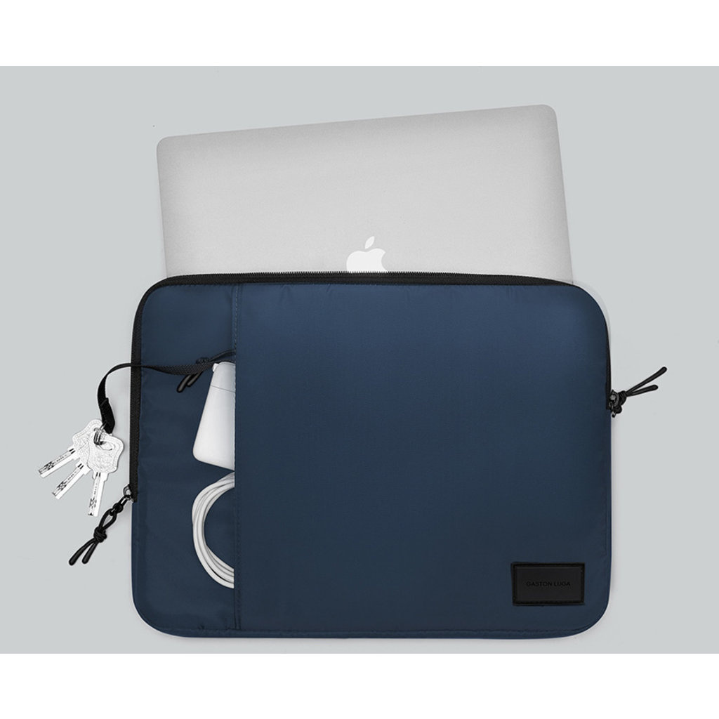 Gaston Luga Gaston Luga Dash Cushioned Laptoptas 15/16 inch - Dark Blue