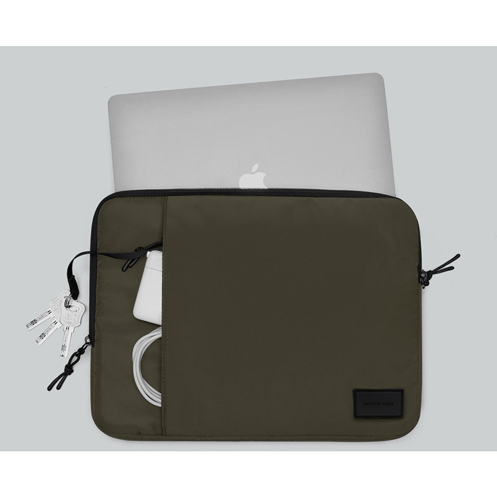 Gaston Luga Gaston Luga Dash Laptop Sleeve 15/16 inch - Olive