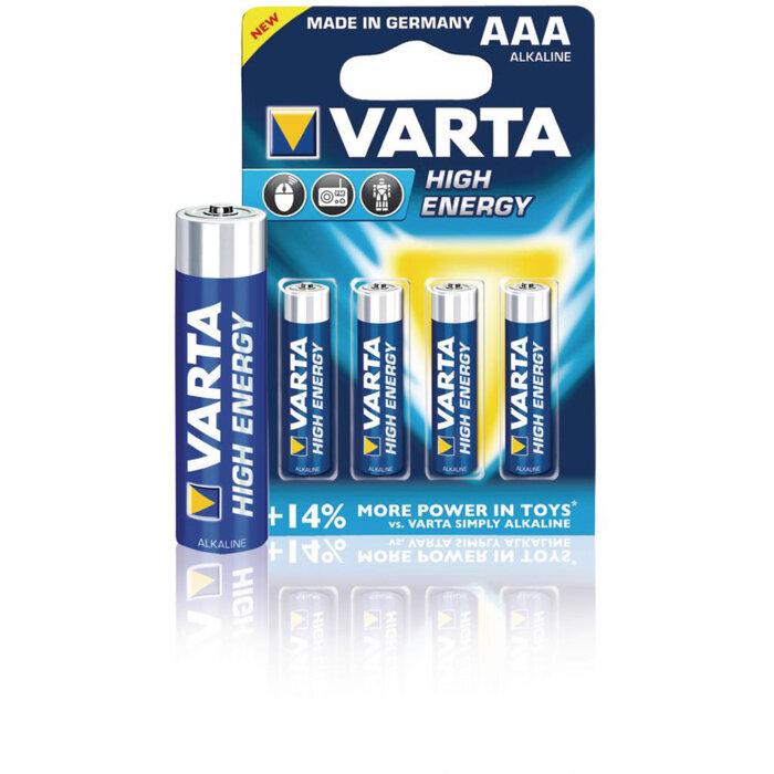 Varta Varta Longlife Power AAA Alkaline Batterijen (4-pack)