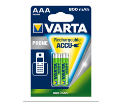 Varta Varta Rechargeable Phone AAA Batterijen 800mAh (2-pack)
