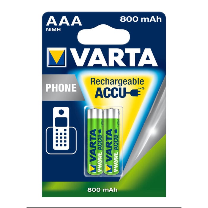 Varta Varta Rechargeable Battery AAA 800 mAh (2-pack)