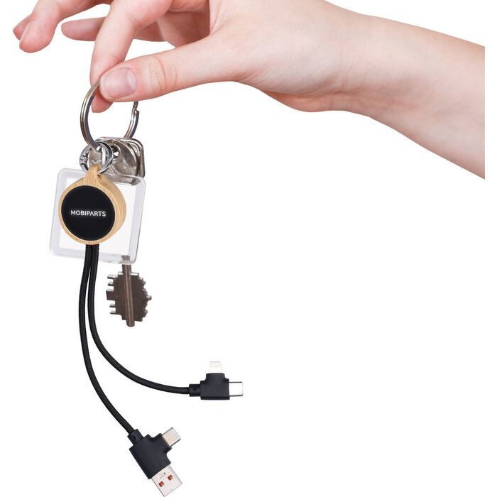 Mobiparts Mobiparts 4-in-1 Multicable Bamboo