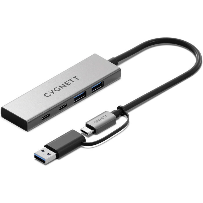 Cygnett Cygnett Unite 4-in-1 USB-C to USB-C and USB-A Hub