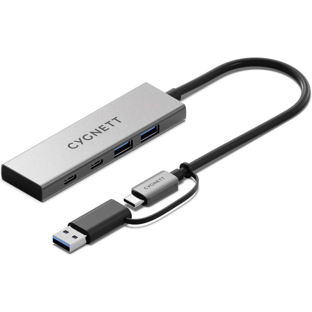 Cygnett Cygnett Unite 4-in-1 USB-C to USB-C and USB-A Hub