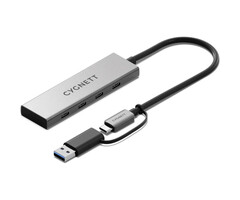 Cygnett Cygnett Unite 4-in-1 USB-C Hub - Compacte USB-C Adapter voor Laptops