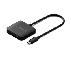 Cygnett Cygnett Unite 2-in-1 USB-C naar Dual HDMI Hub - Adapter voor Twee Schermen