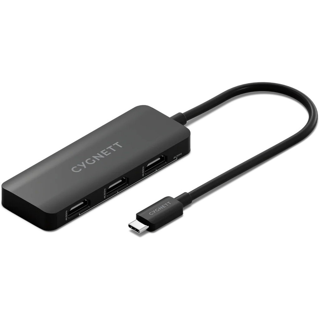 Cygnett Cygnett Unite USB-C naar Triple HDMI Hub - Multi-Monitor Adapter