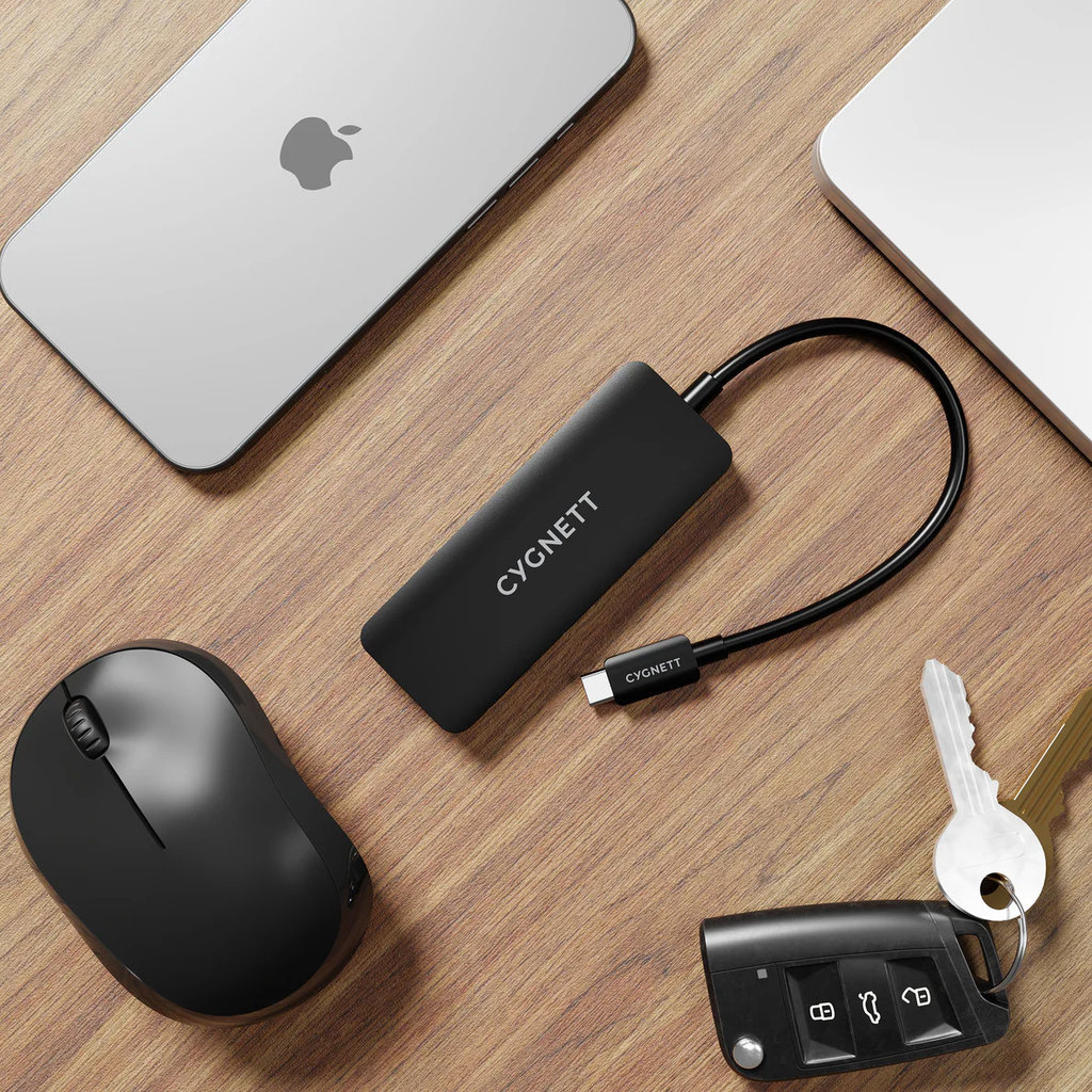 Cygnett Cygnett Unite USB-C naar Triple HDMI Hub - Multi-Monitor Adapter