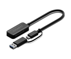 Cygnett Cygnett Unite USB-C naar SD en Micro-SD Kaartlezer Adapter