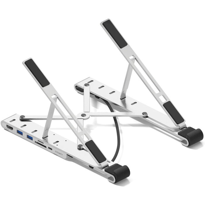Cygnett Cygnett Unite FlexMate 7-in-1 Hub With Folding Laptop Riser (Single HDMI)