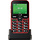 Doro Leva E10 4G Rood - Eenvoudige Telefoon met Oplaadstation