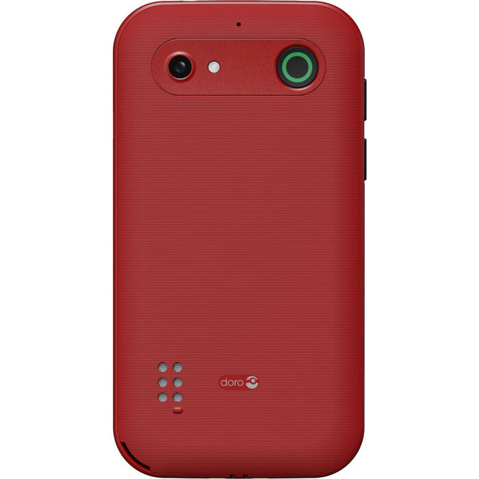 Doro Doro Leva E10 4G Rood - Eenvoudige Telefoon met Oplaadstation