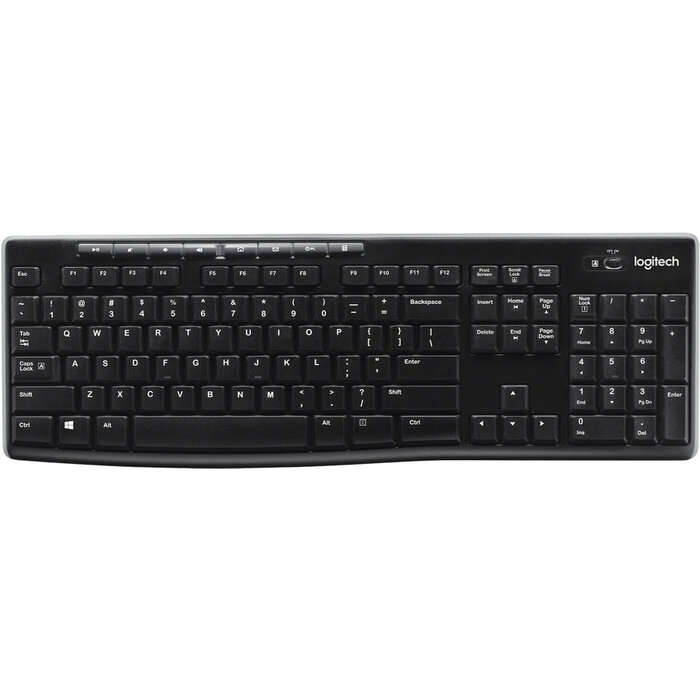 logitech Logitech K270 Draadloos Toetsenbord - QWERTY - Zwart - Inclusief USB-ontvanger