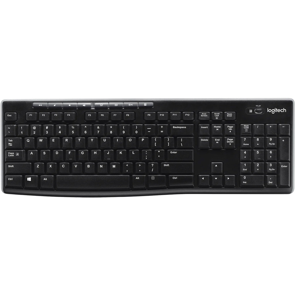 logitech Logitech K270 Draadloos Toetsenbord - QWERTY - Zwart - Inclusief USB-ontvanger