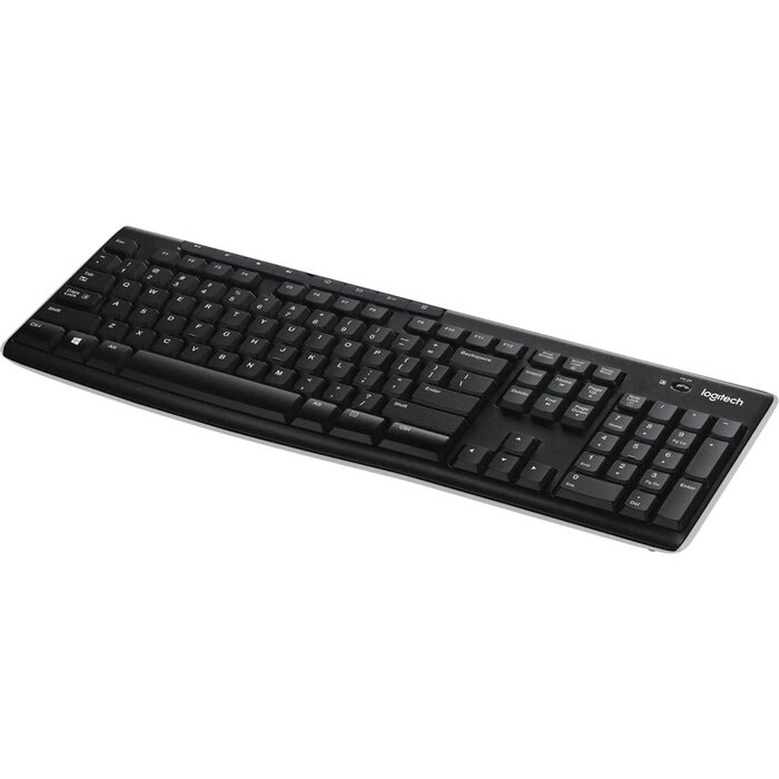 logitech Logitech K270 Draadloos Toetsenbord - QWERTY - Zwart - Inclusief USB-ontvanger