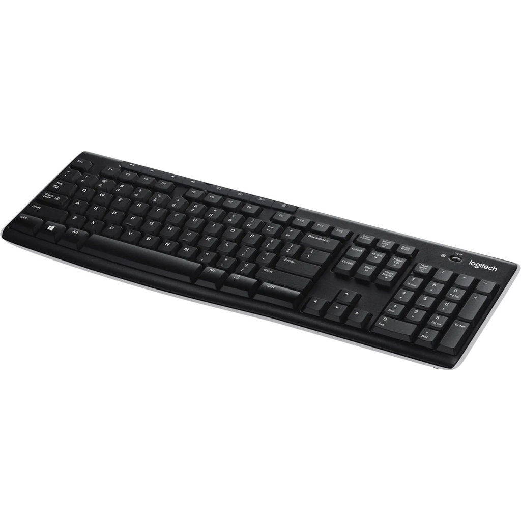 logitech Logitech K270 Draadloos Toetsenbord - QWERTY - Zwart - Inclusief USB-ontvanger