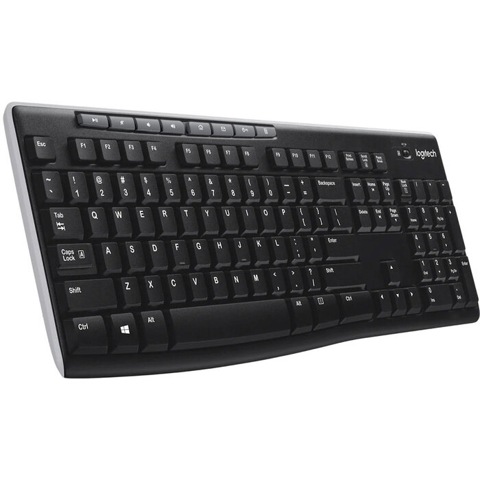 logitech Logitech K270 Draadloos Toetsenbord - QWERTY - Zwart - Inclusief USB-ontvanger