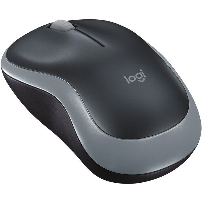 logitech Logitech M185 Draadloze Muis Zwart - USB-ontvanger