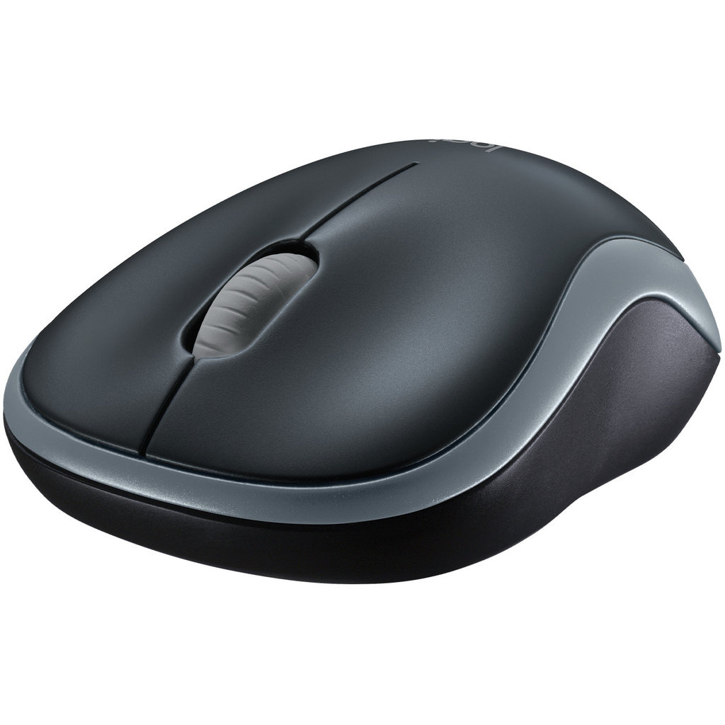 logitech Logitech M185 Draadloze Muis Zwart - USB-ontvanger