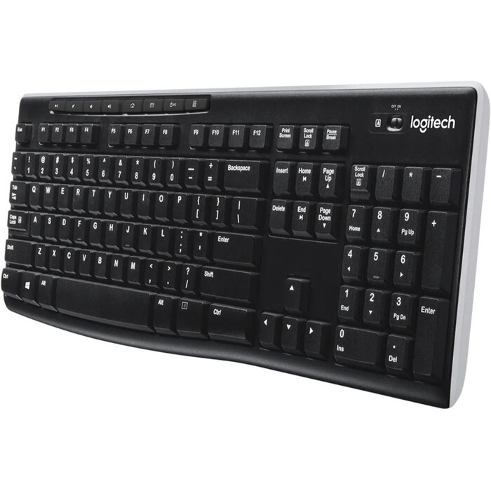 logitech Logitech Wireless Keyboard K270 AZERTY - Draadloos Toetsenbord Zwart