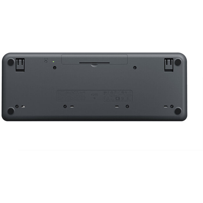 logitech Logitech K250 Draadloos Toetsenbord - AZERTY - Zwart - Met Numeriek Toetsenblok