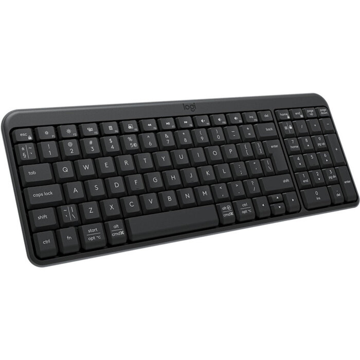 logitech Logitech K250 Draadloos Toetsenbord - AZERTY - Zwart - Met Numeriek Toetsenblok